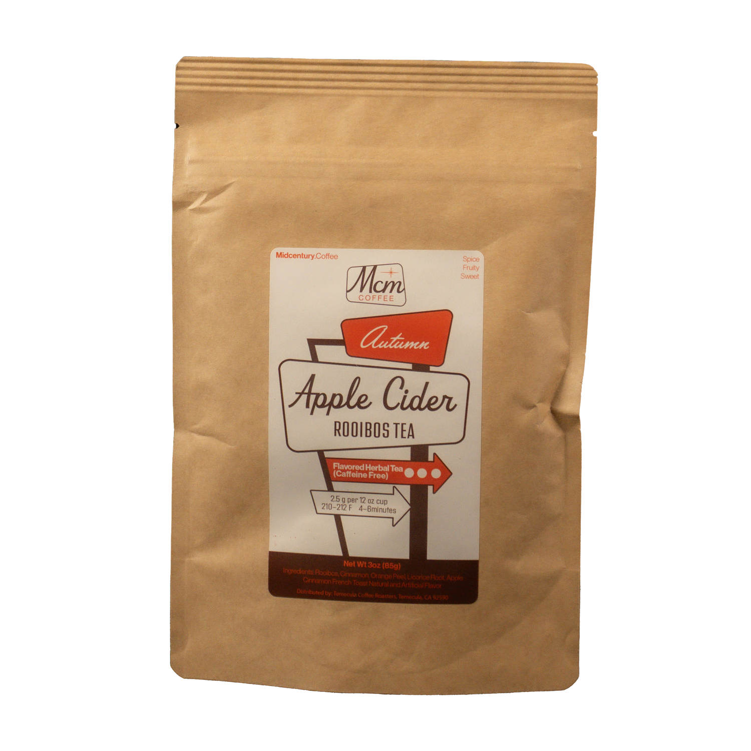 Apple Cider Rooibos Tea - Caffeine Free