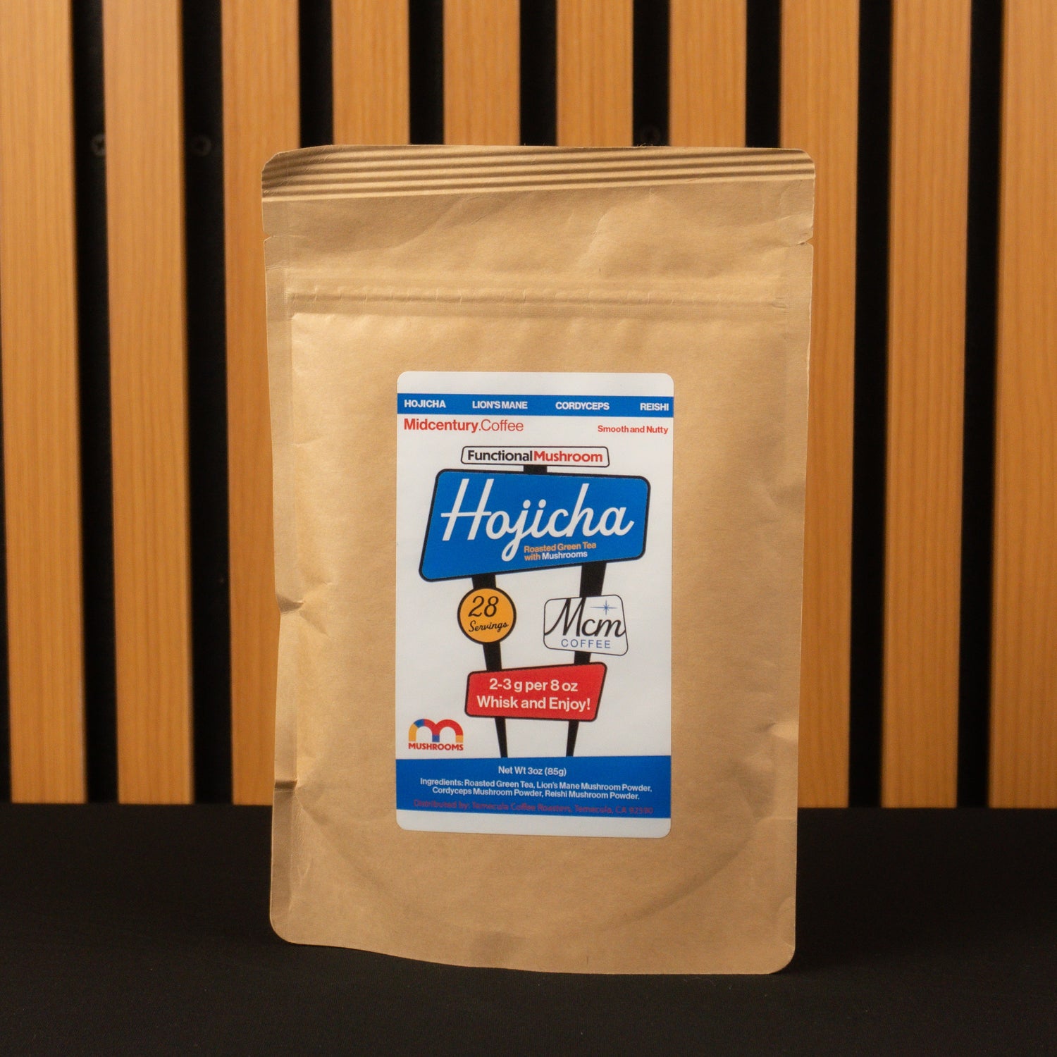 Hojicha with Mushrooms