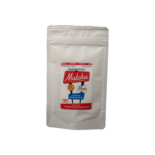 Matcha with Mushrooms