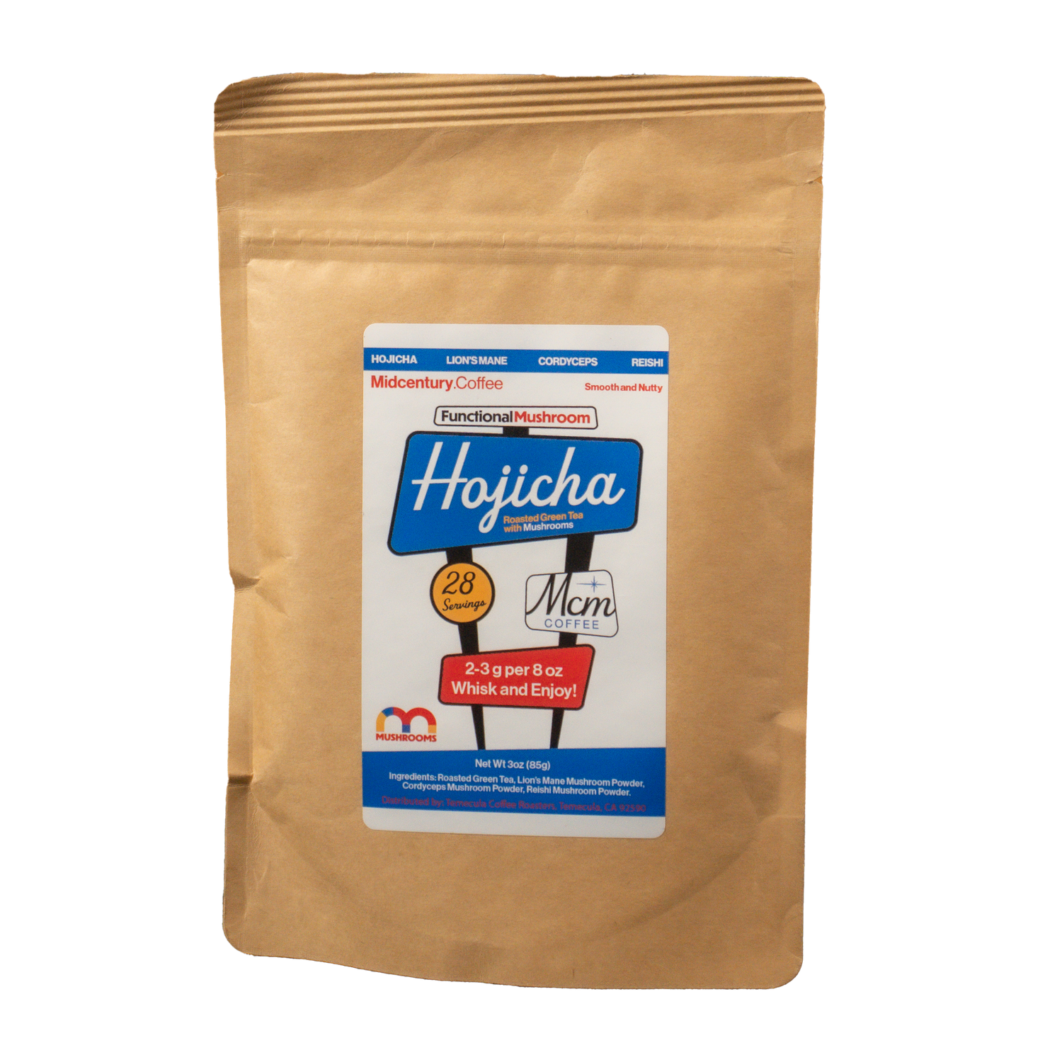 Hojicha with Mushrooms