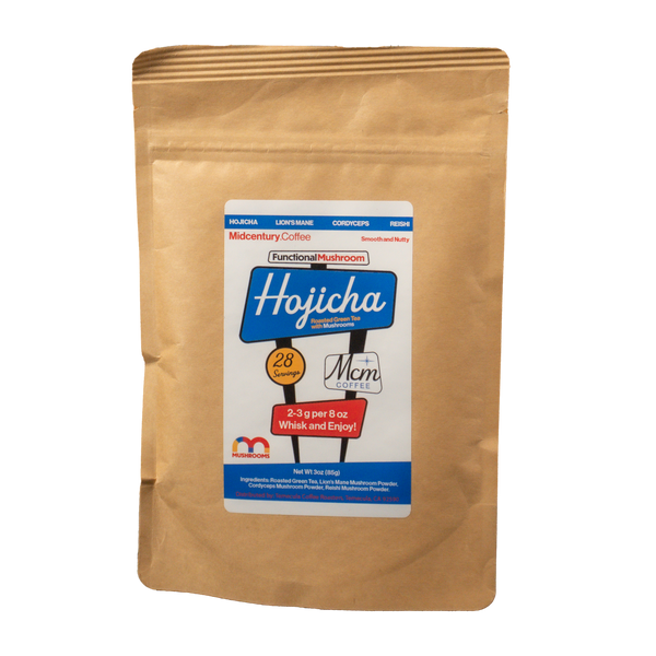 Hojicha with Mushrooms